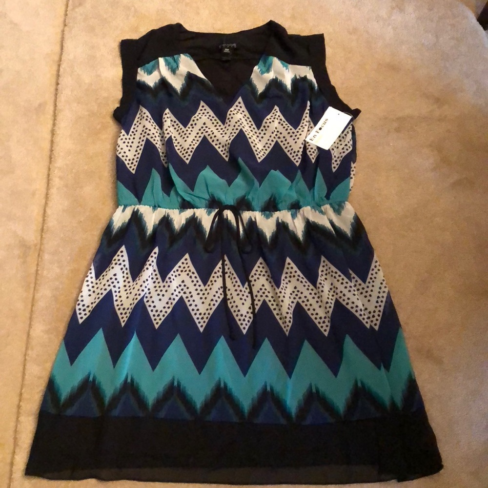NWT Enfocus dress 18w w elastic waist-super cute!